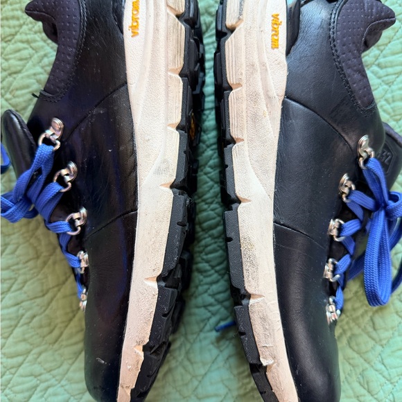 Danner Black Leather Boots with Blue Laces - Picture 5 of 6